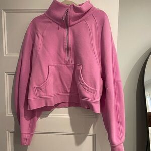 Lululemon Scuba Oversized Funnel-Neck half zip